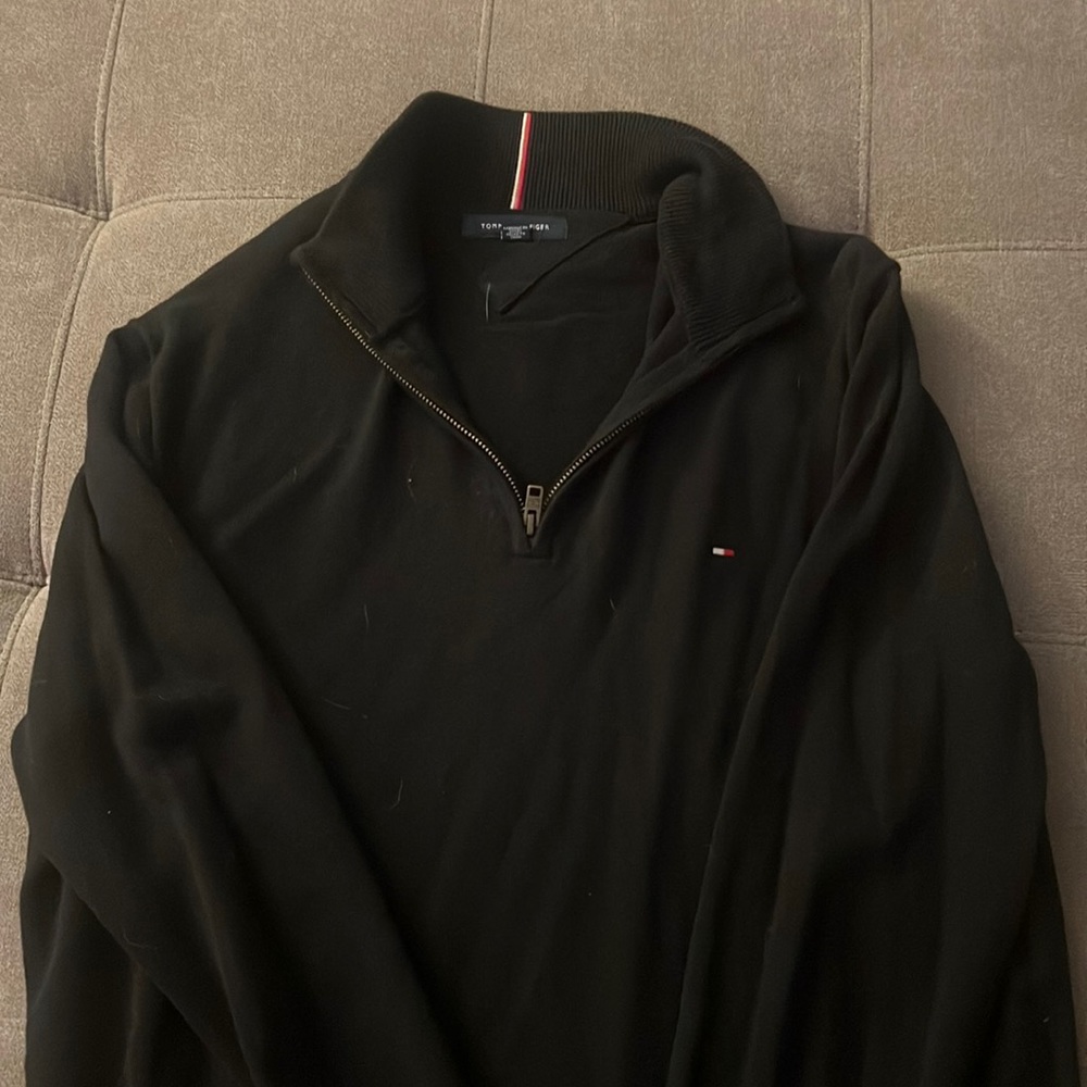 Tommy Hilfiger zip up sweater.